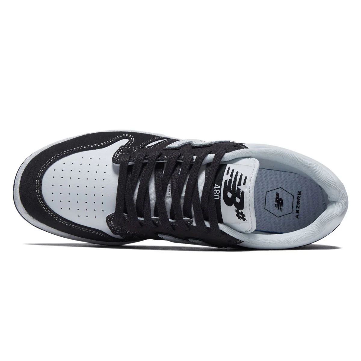 New Balance 480 Shoes - Dark Grey/White - Image 3