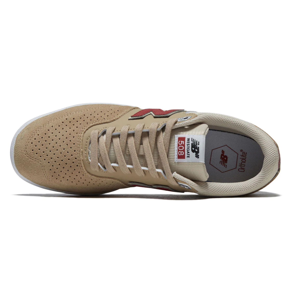 New Balance 508 Westgate Shoes - Tan/Red - Image 3