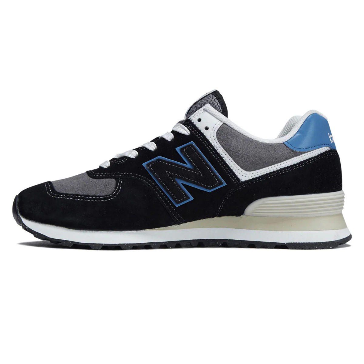 New Balance 574 Shoes - Black/Blue Agate - Image 2