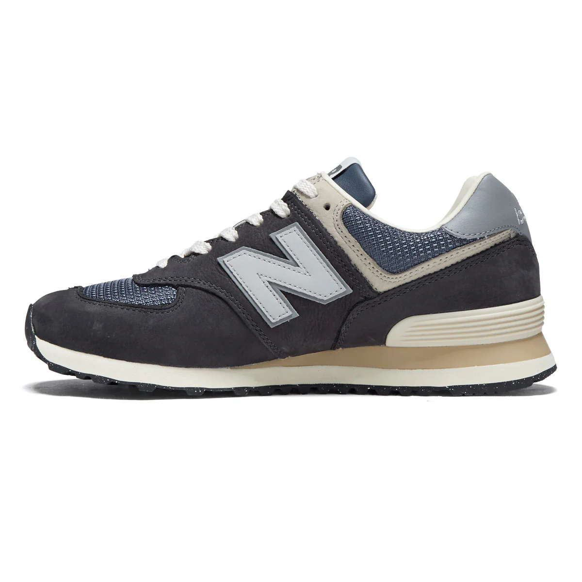 New Balance 574 Shoes - Black Cement/Slate Grey - Image 2