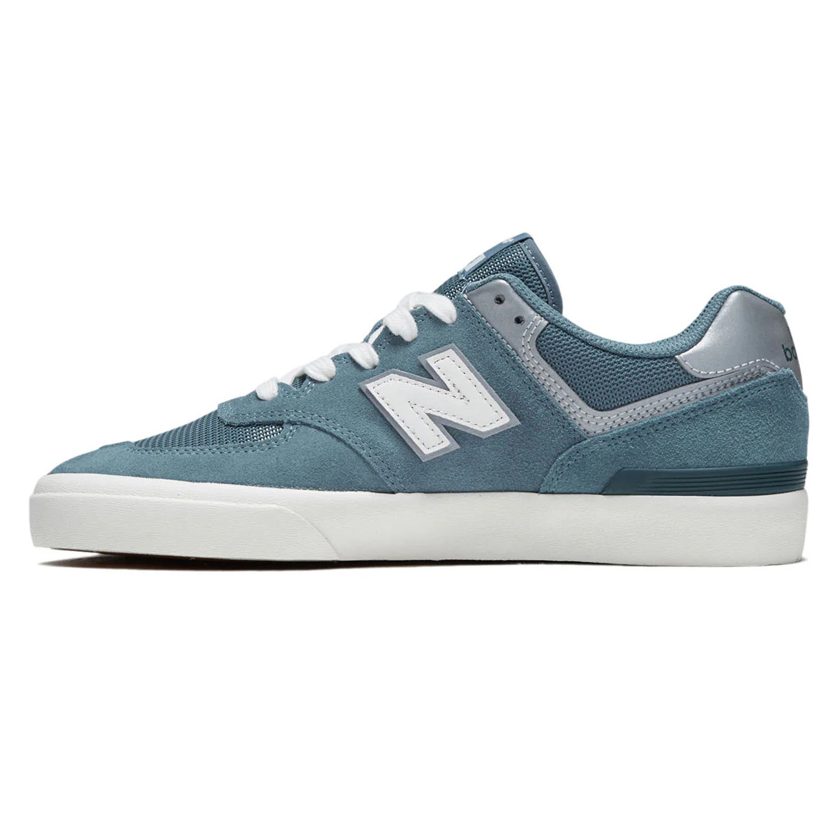 New Balance 574 Vulc Shoes - Saltwater/White - Image 2
