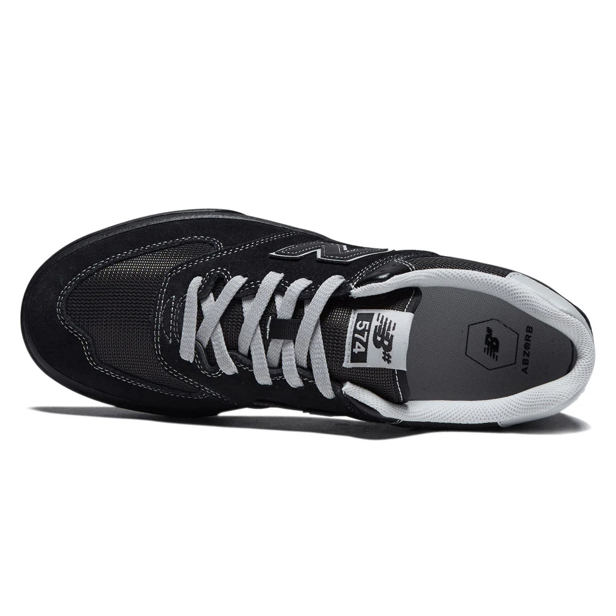 New Balance 574 Vulc Wide Shoes - Black/Black - Image 3