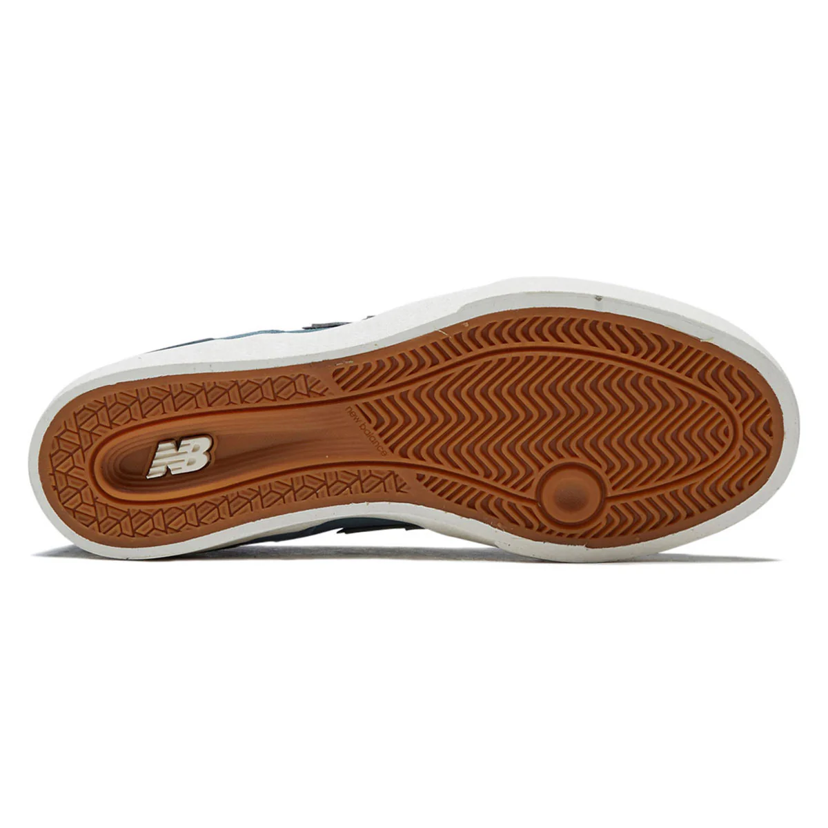 New Balance 574 Vulc Wide Shoes - Saltwater/White - Image 4