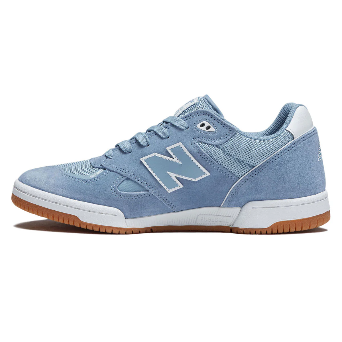 New Balance 600 Tom Knox Shoes - Baby Blue/White - Image 2