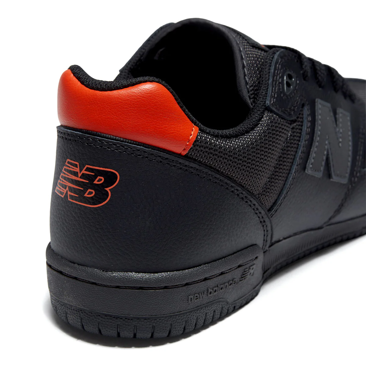 New Balance 600 Tom Knox Shoes - Black/Orange - Image 5
