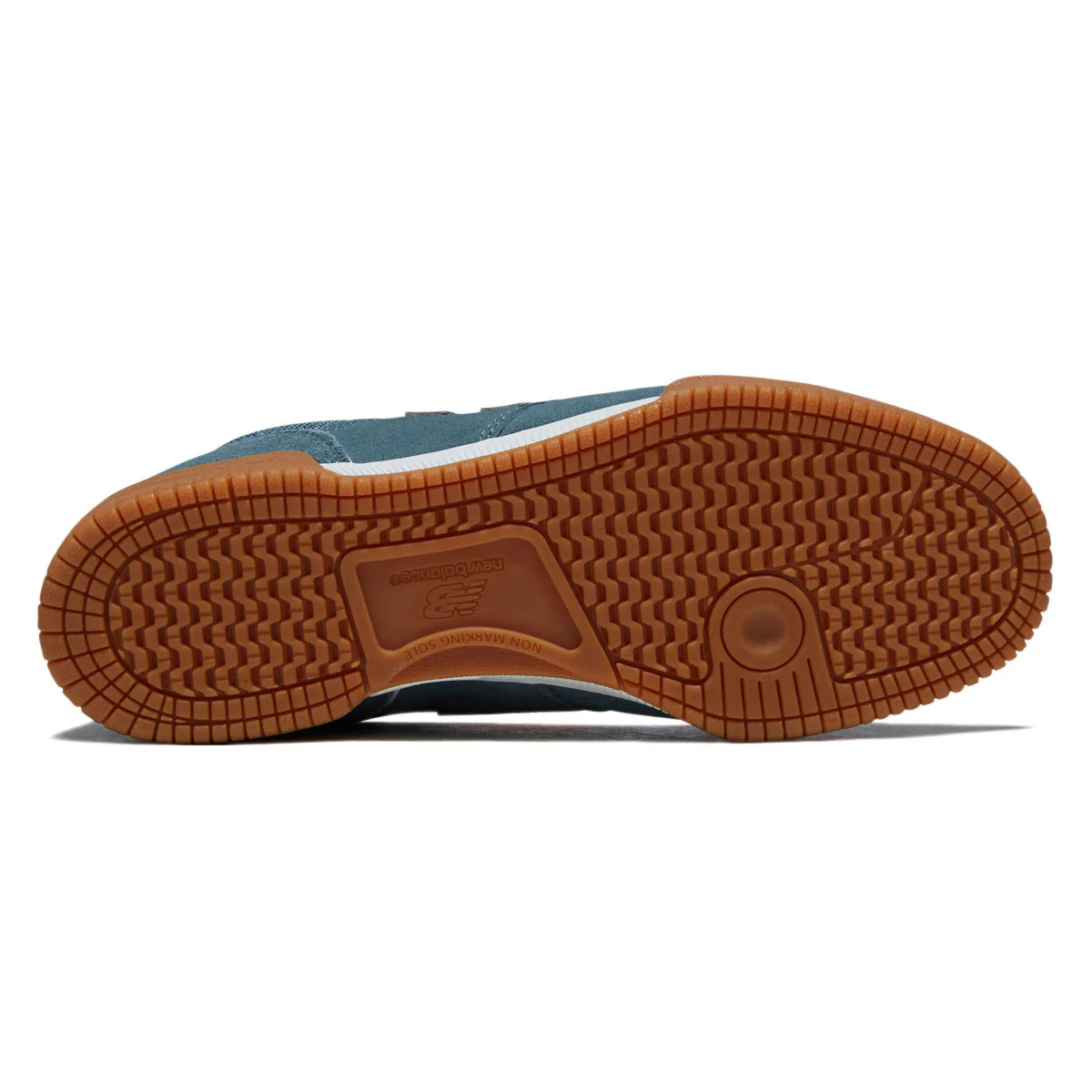 New Balance 600 Tom Knox Shoes - Saltwater/Orange - Image 4