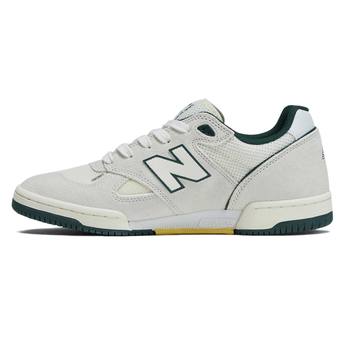 New Balance 600 Tom Knox Shoes - Sea Salt/Forest - Image 2