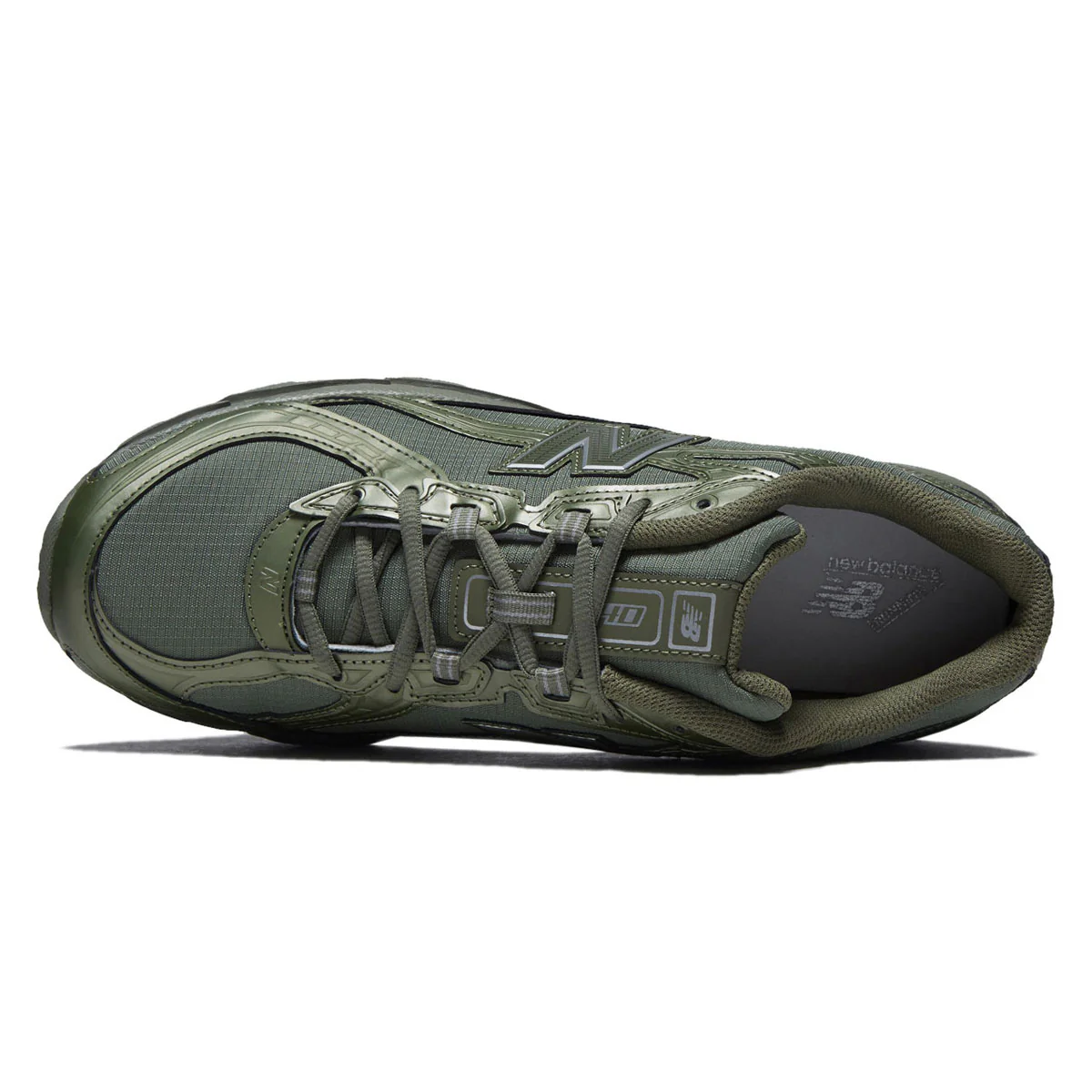 New Balance 740 Shoes - Dark Olivine/Silver Metallic - Image 3