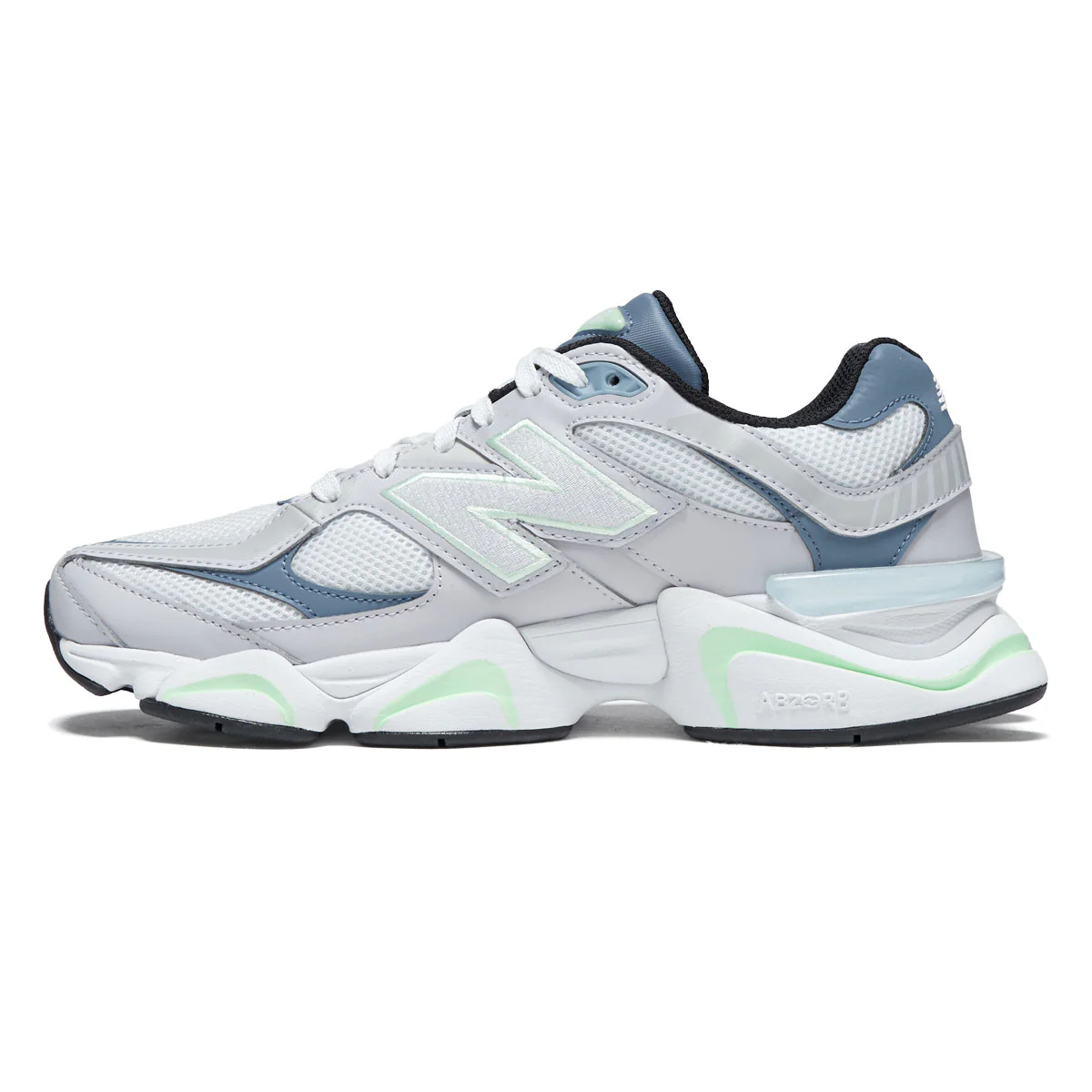 New Balance 9060 Shoes - Pearl Grey/Shoreline Blue - Image 2