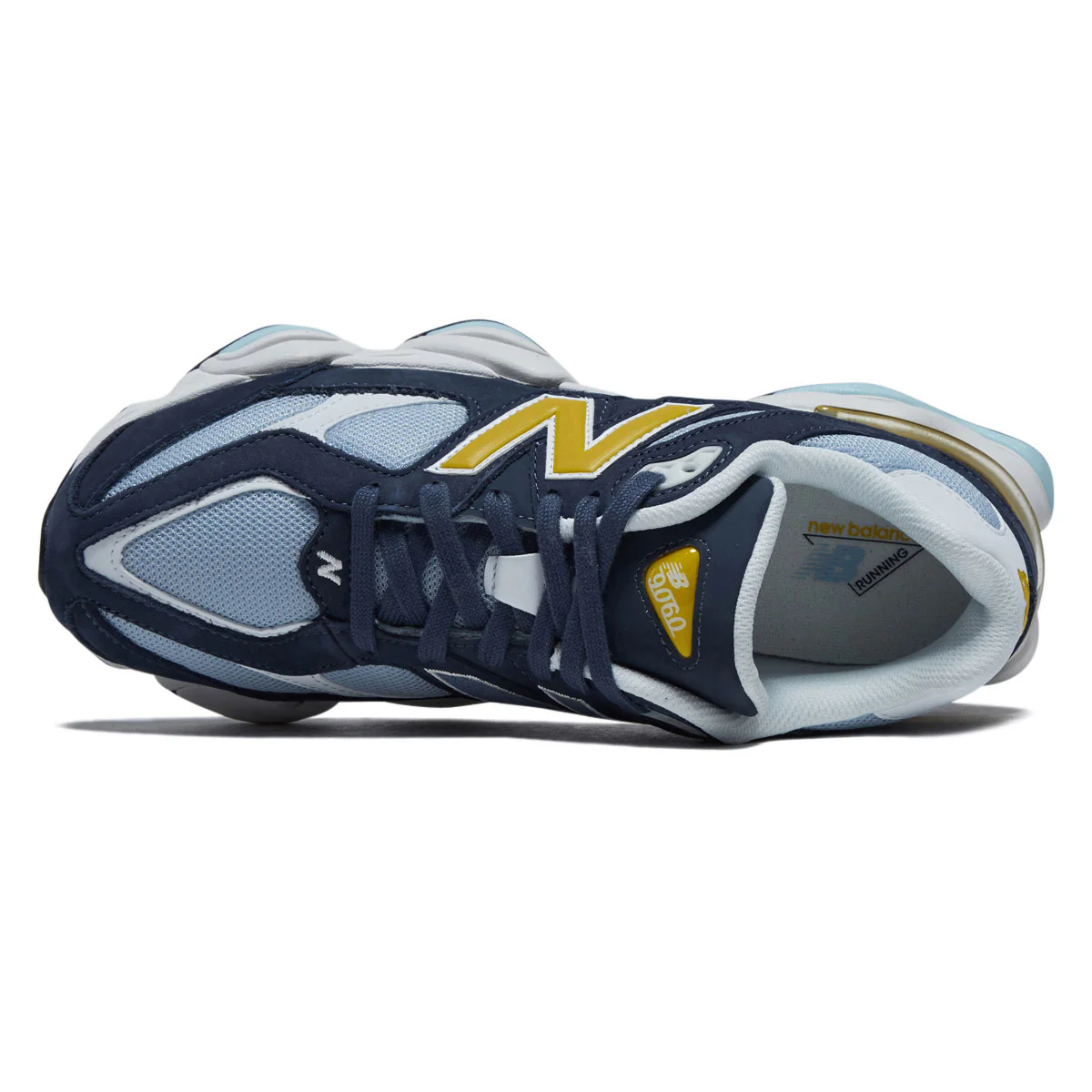 New Balance 9060 Shoes - Vintage Indigo/Apollo Gold - Image 3