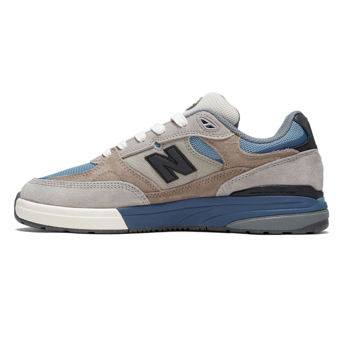 New Balance Andrew Reynolds 933 Wide Shoes - Mushroom/Light Blue - Image 2