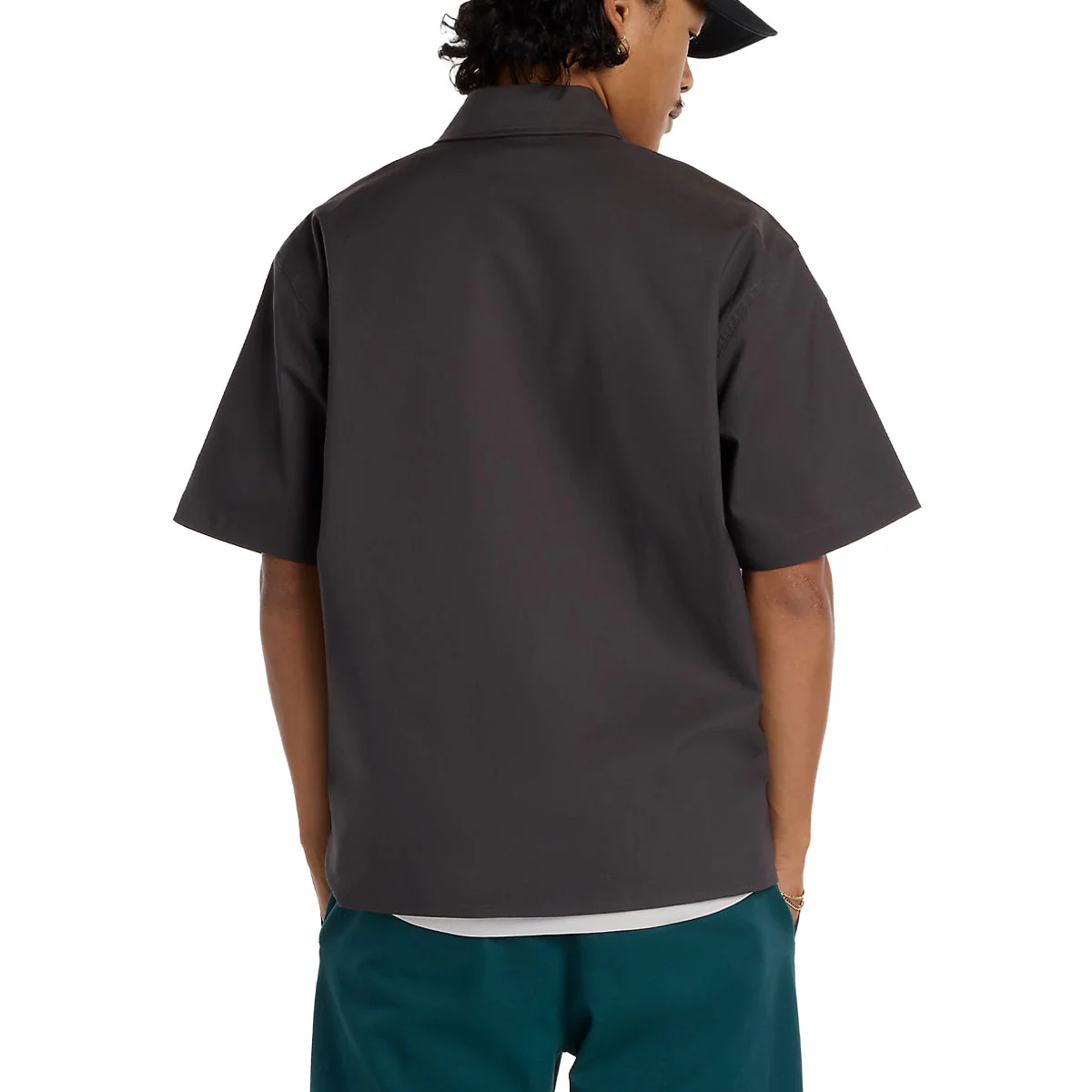 New Balance Numeric Button Up Shirt - Faded Black - Image 2