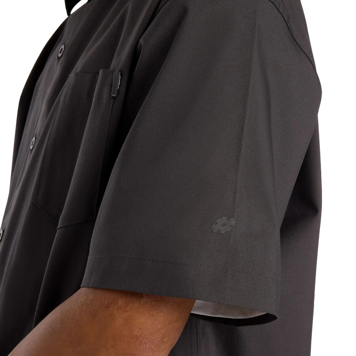 New Balance Numeric Button Up Shirt - Faded Black - Image 4