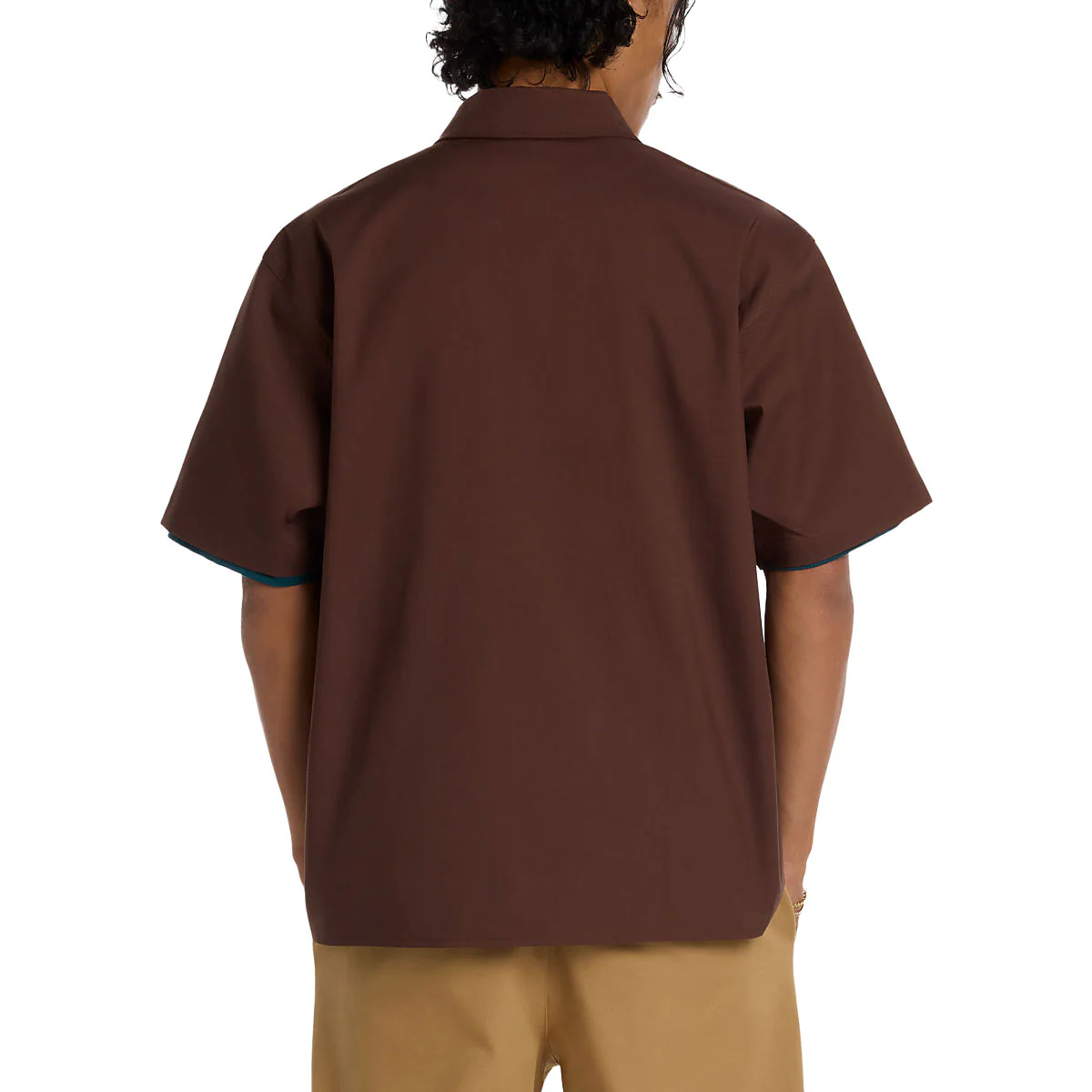 New Balance Numeric Button Up Shirt - Pumpernickel - Image 2