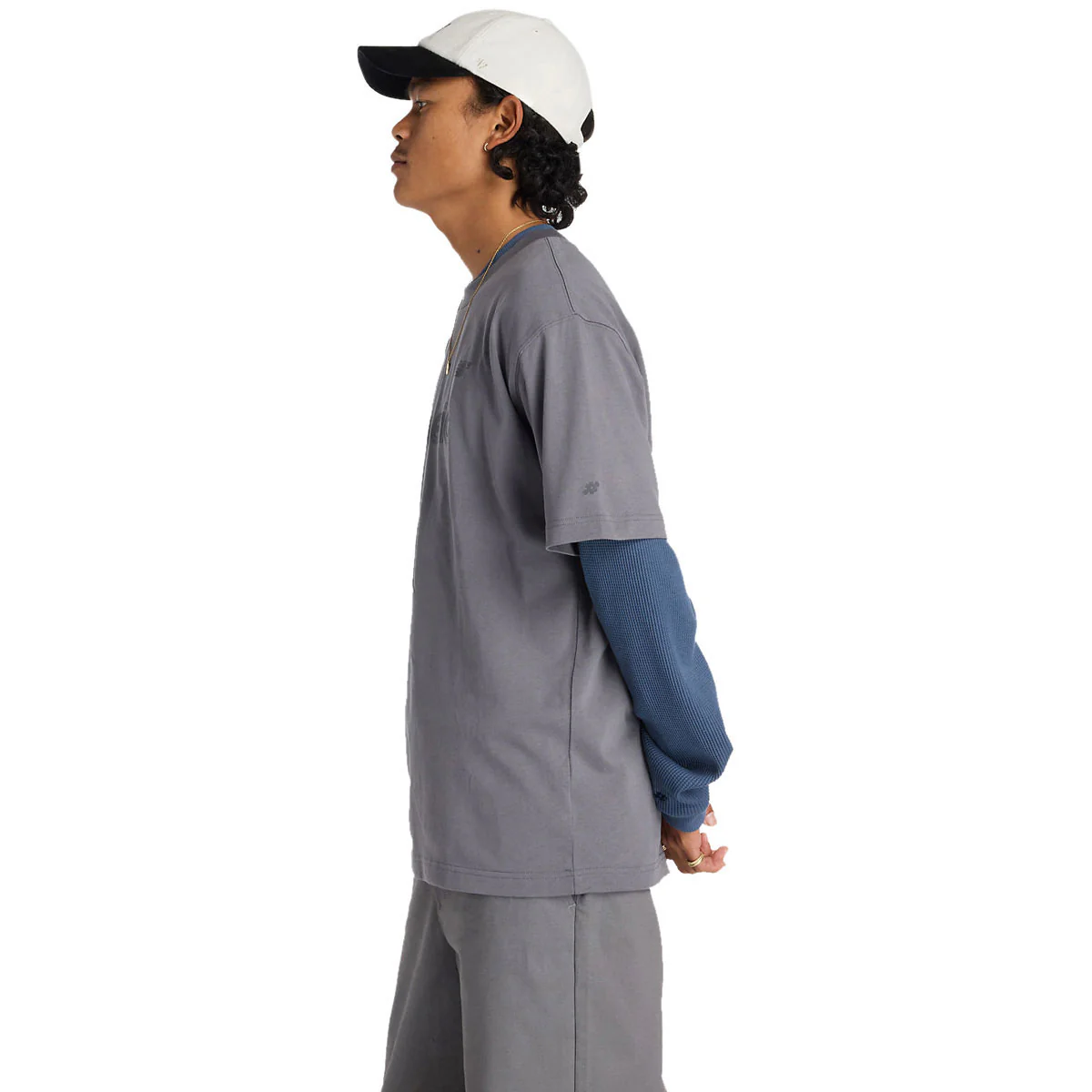 New Balance Numeric Cotton T-Shirt - Castlerock - Image 3