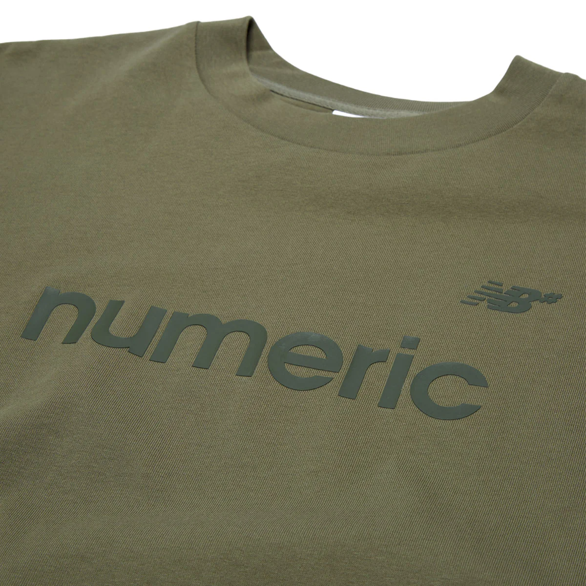 New Balance Numeric Cotton T-Shirt - Dark Olive - Image 2