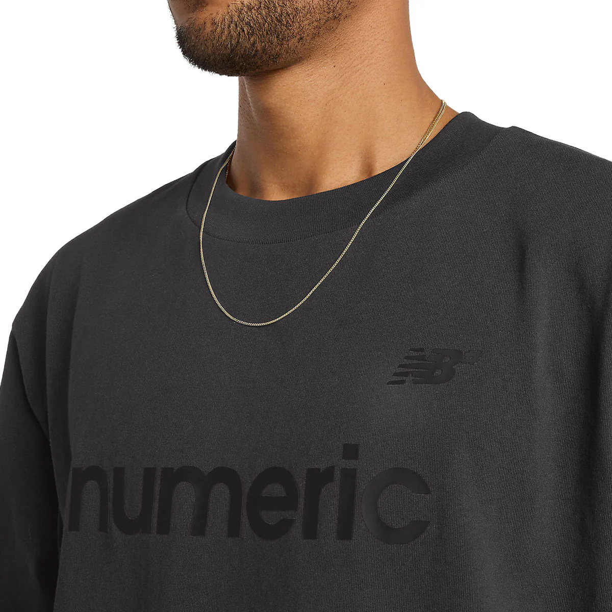 New Balance Numeric Cotton T-Shirt - Faded Black - Image 3