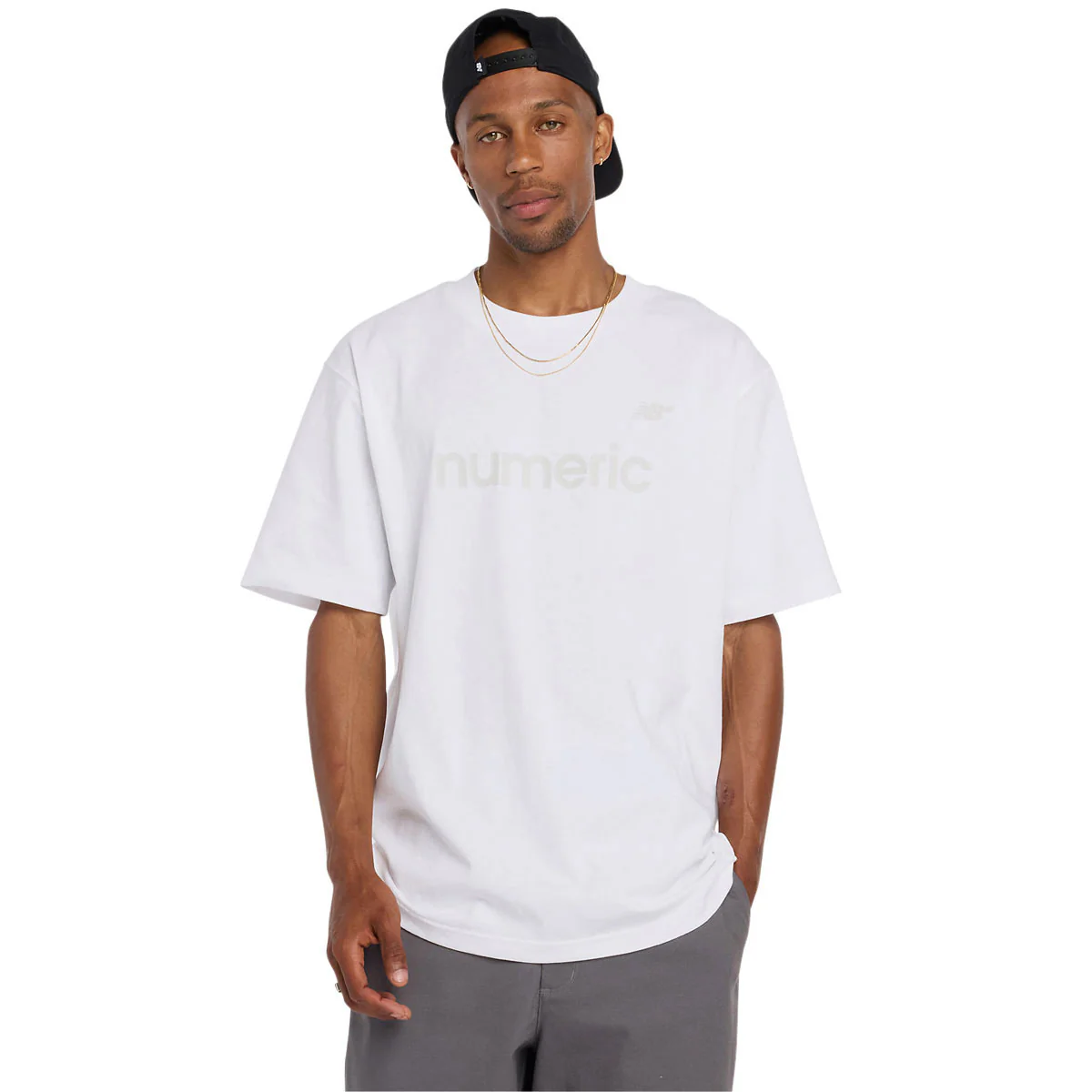 New Balance Numeric Cotton T-Shirt - White - Image 2