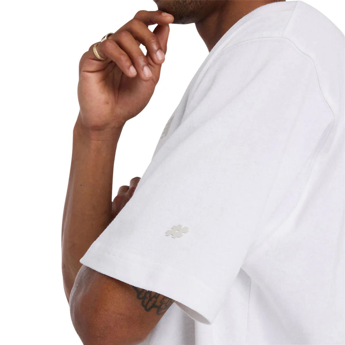 New Balance Numeric Cotton T-Shirt - White - Image 3