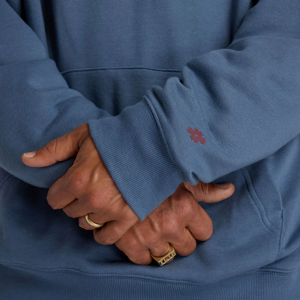 New Balance Numeric Logo Hoodie - Blue - Image 3