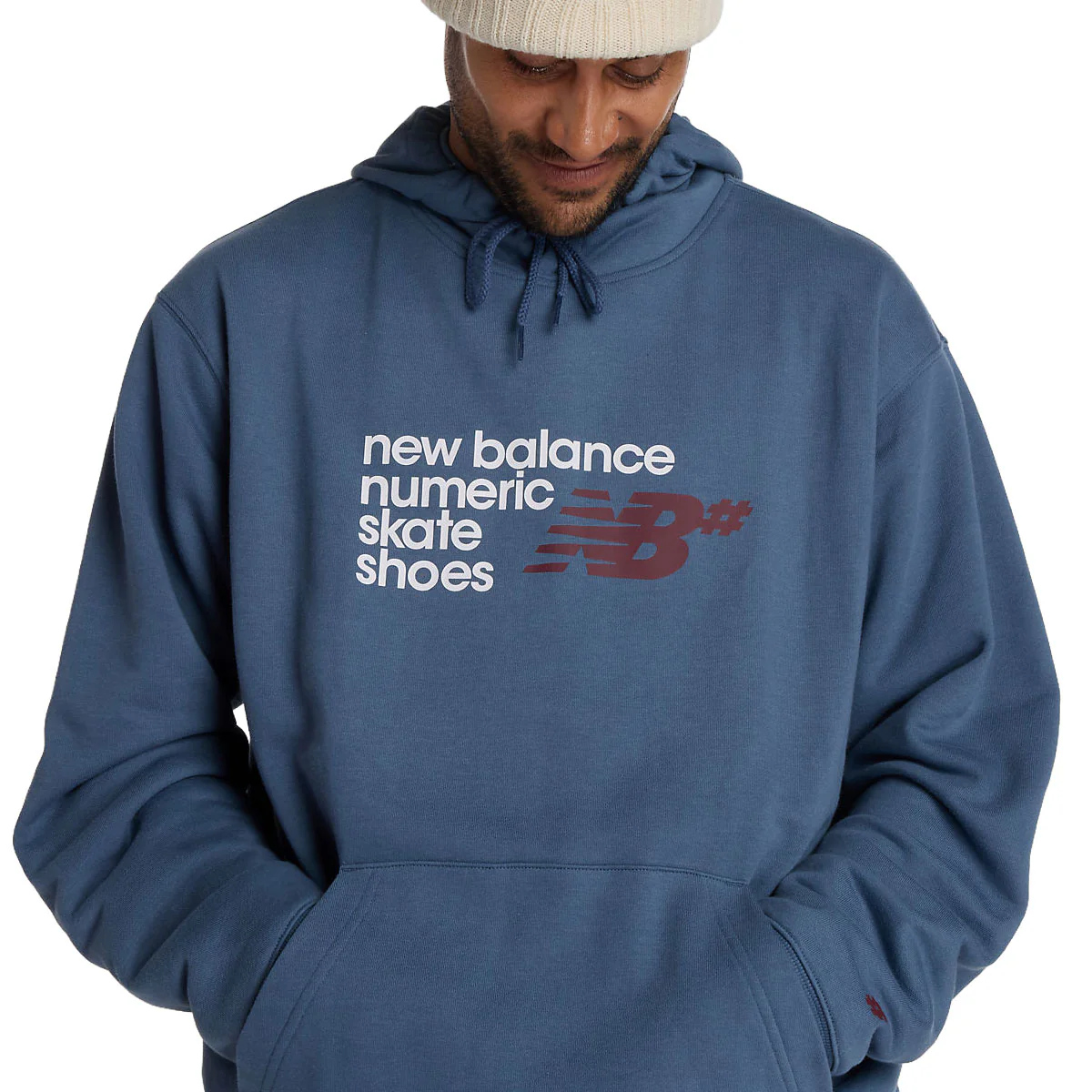 New Balance Numeric Logo Hoodie - Blue - Image 5