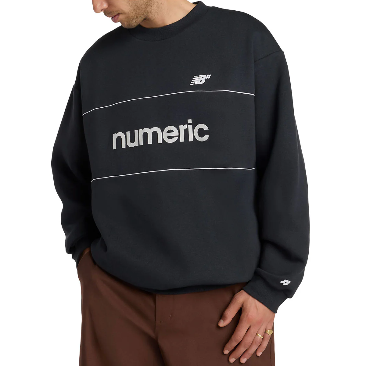 New Balance Numeric Team Sweatshirt - Black - Image 3