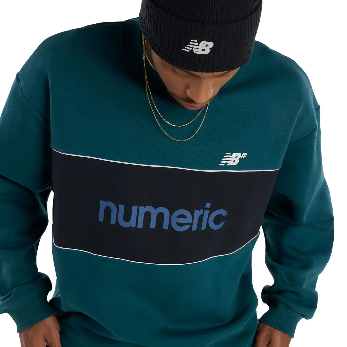 New Balance Numeric Team Sweatshirt - Medusa Green - Image 3