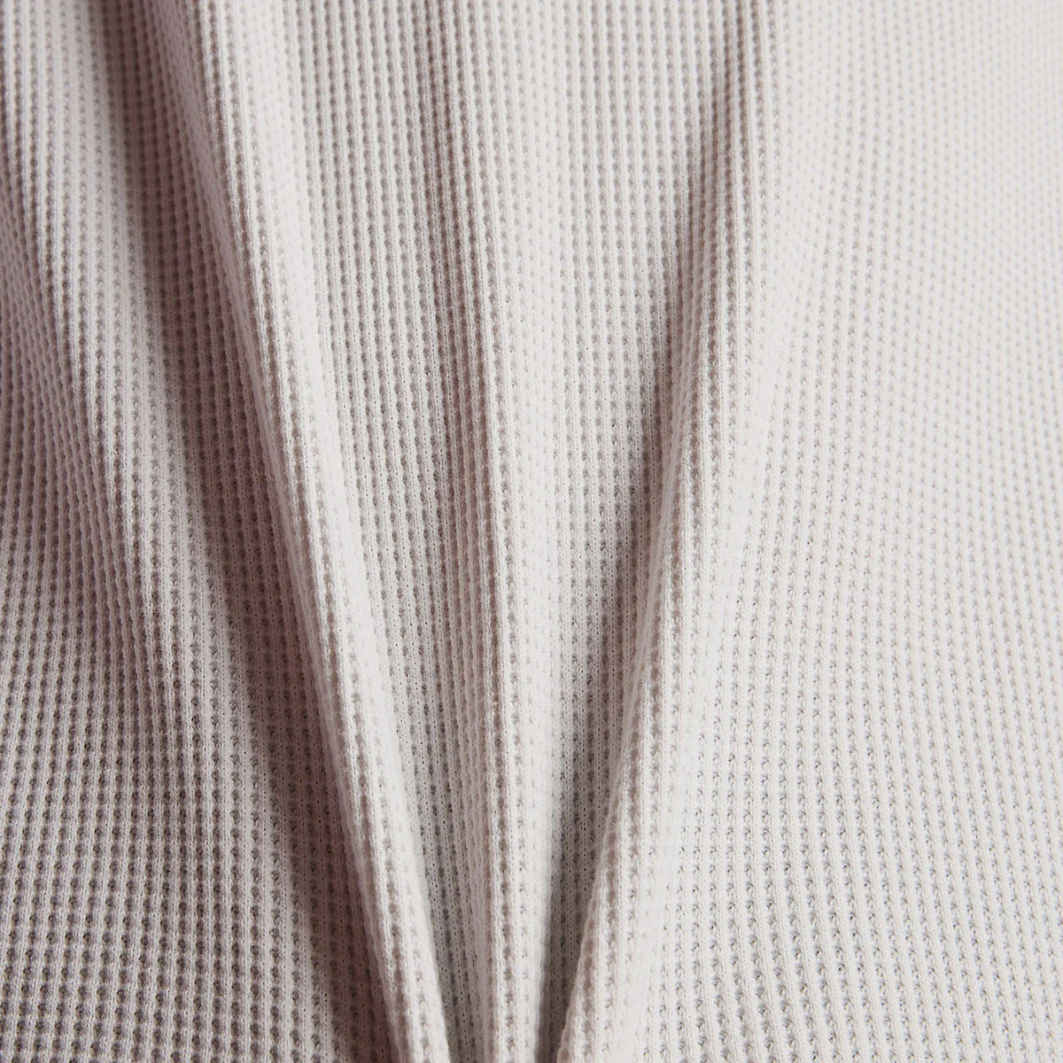 New Balance Numeric Waffle Knit Long Sleeve Henley Shirt - Grey Matter - Image 6