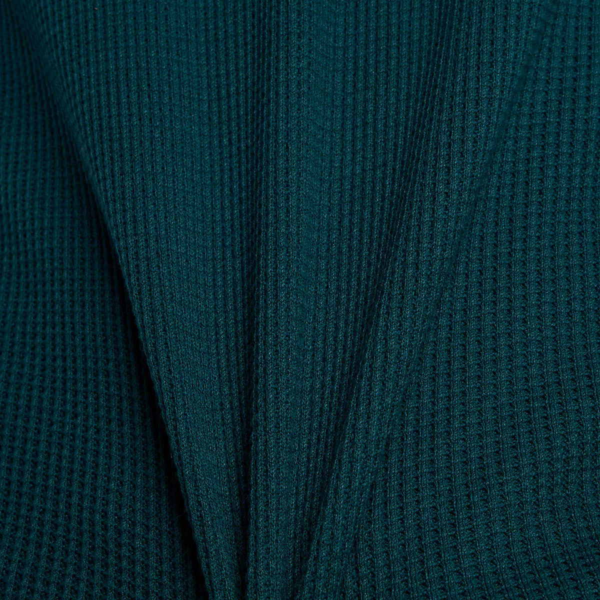 New Balance Numeric Waffle Knit Long Sleeve Henley Shirt - Medusa Green - Image 6