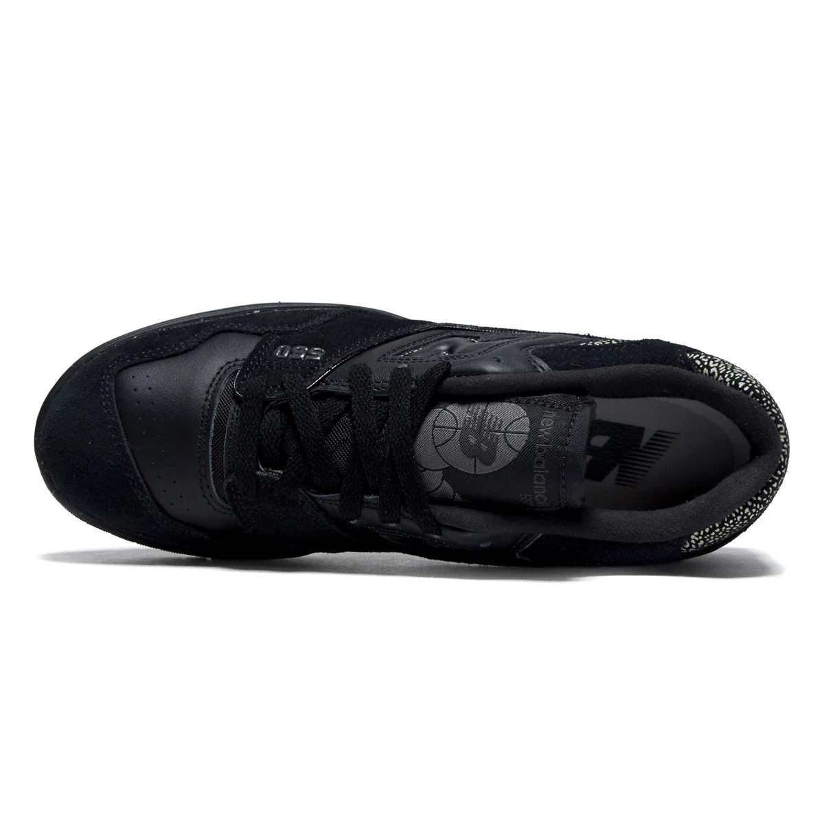 New Balance Womens BBW550 Shoes - Black/White - Image 3