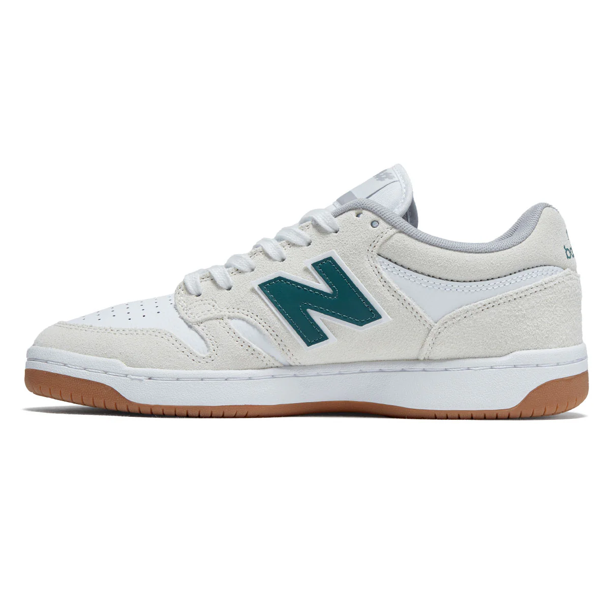 New Balance 480 Shoes - Sea Salt/Vintage Teal - Image 2