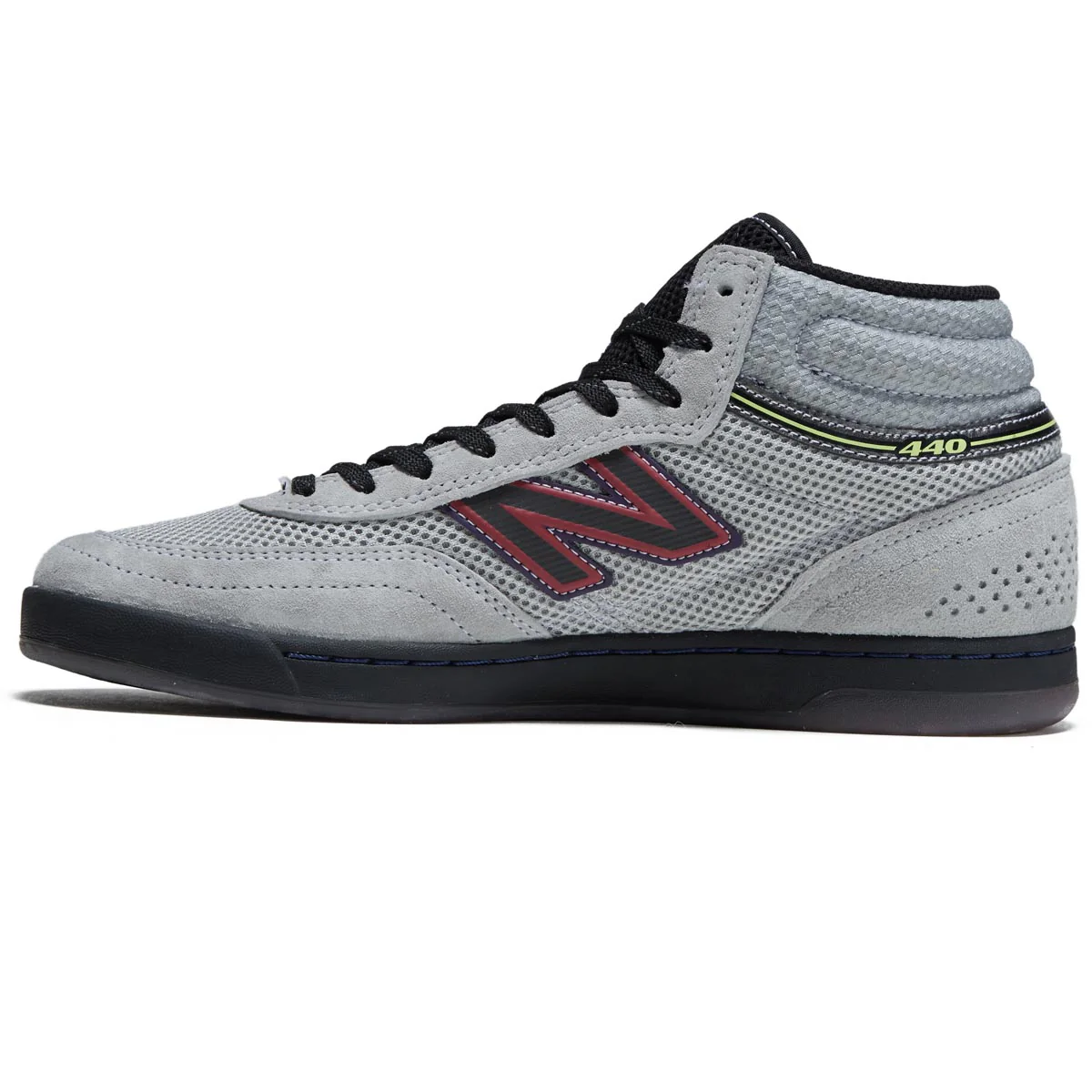 New Balance x Justin Henry 440 Hi Shoes - Black/Gum - Image 2