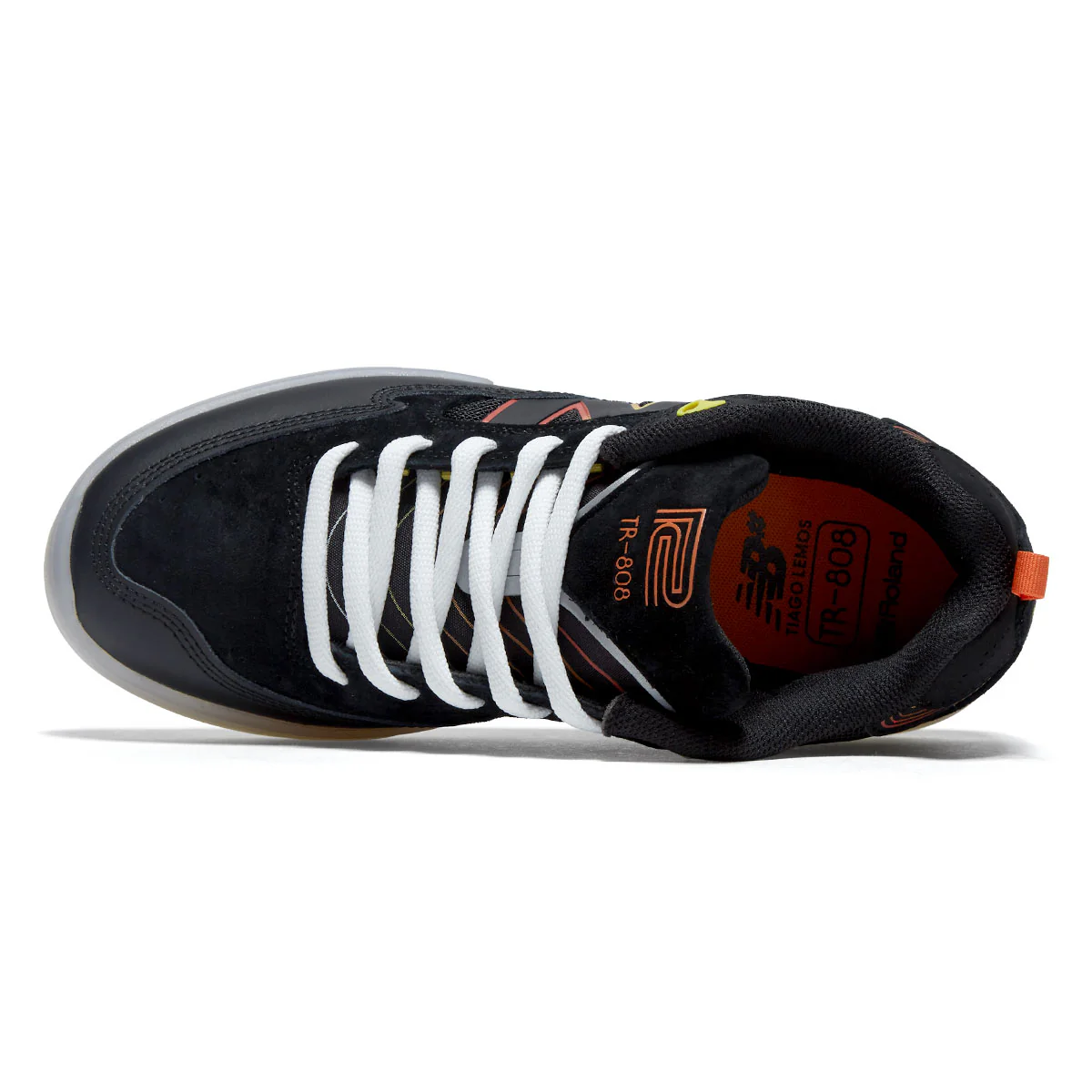 New Balance x Roland 808 Tiago Lite Shoes - Black/Orange/Ice - Image 3