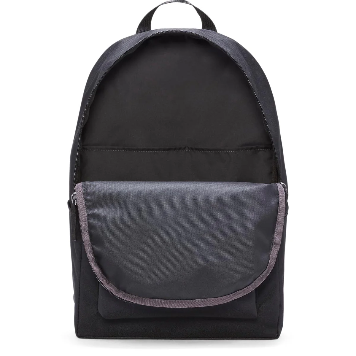 Nike Heritage Backpack - Black/Black/White - Image 4