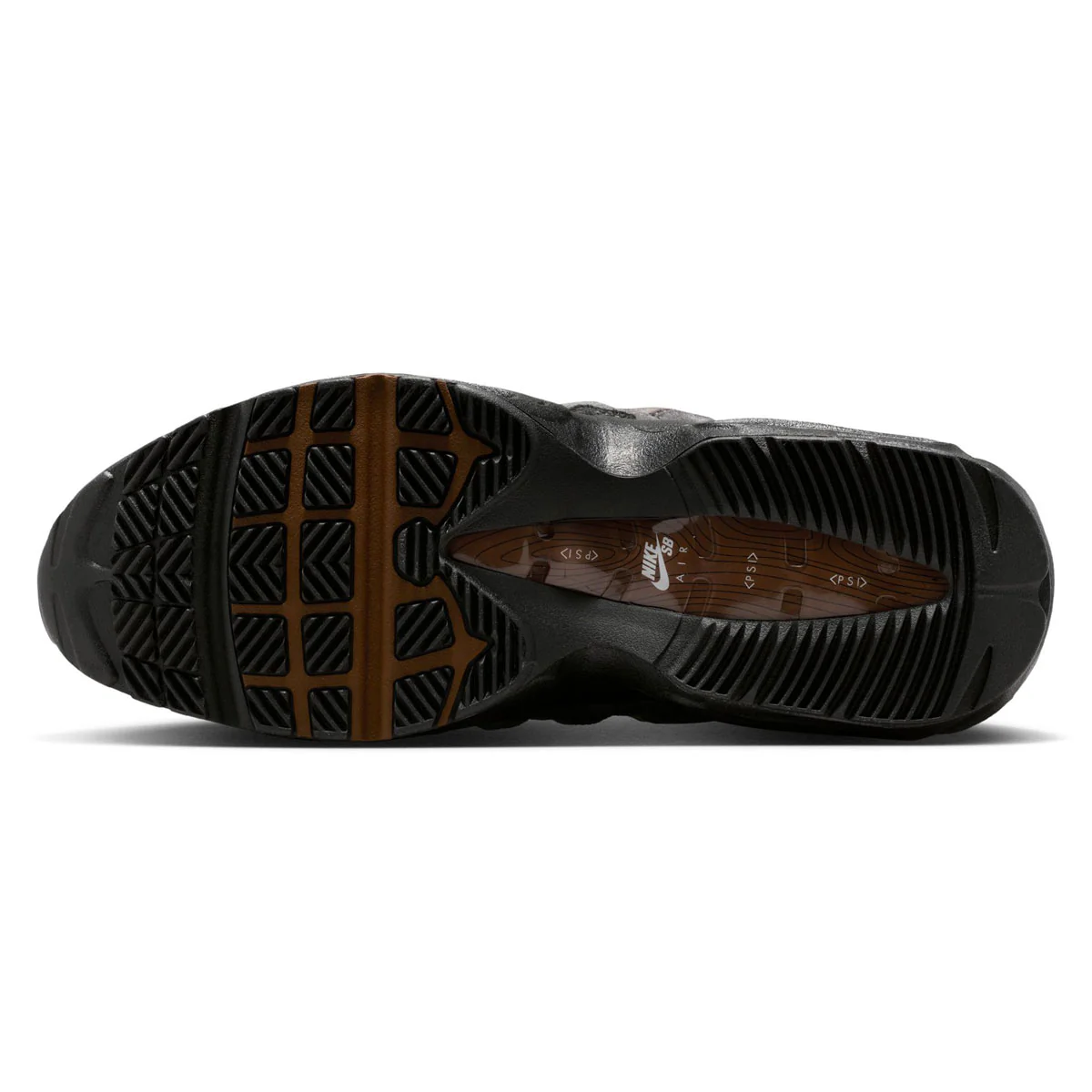 Nike SB Air Max 95 Shoes - Black/Cacao Wow/Anthracite/Light Graphite - Image 6