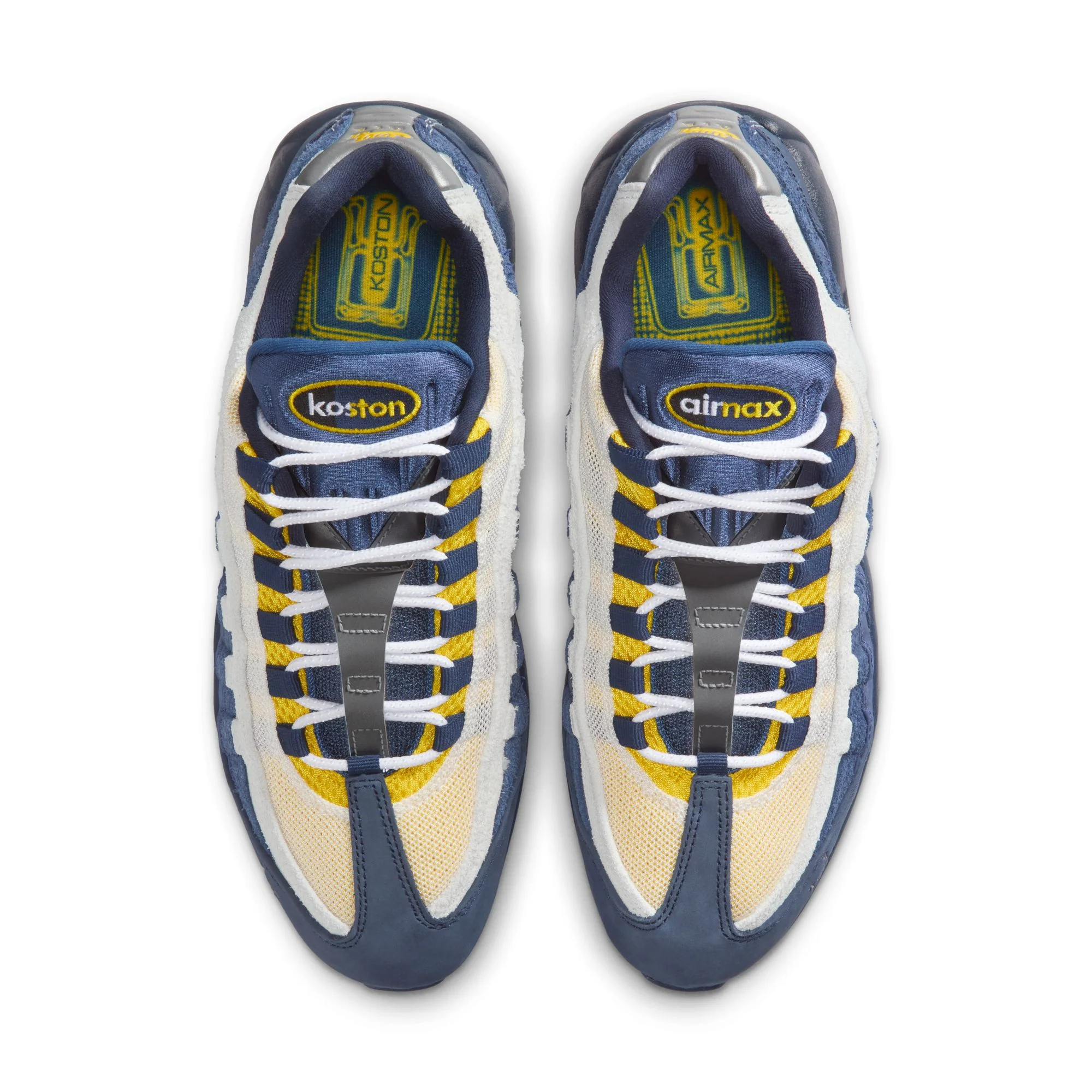 Nike SB Air Max 95 Shoes - Obsidian/Speed Yellow/Midnight Navy/Navy - Image 3