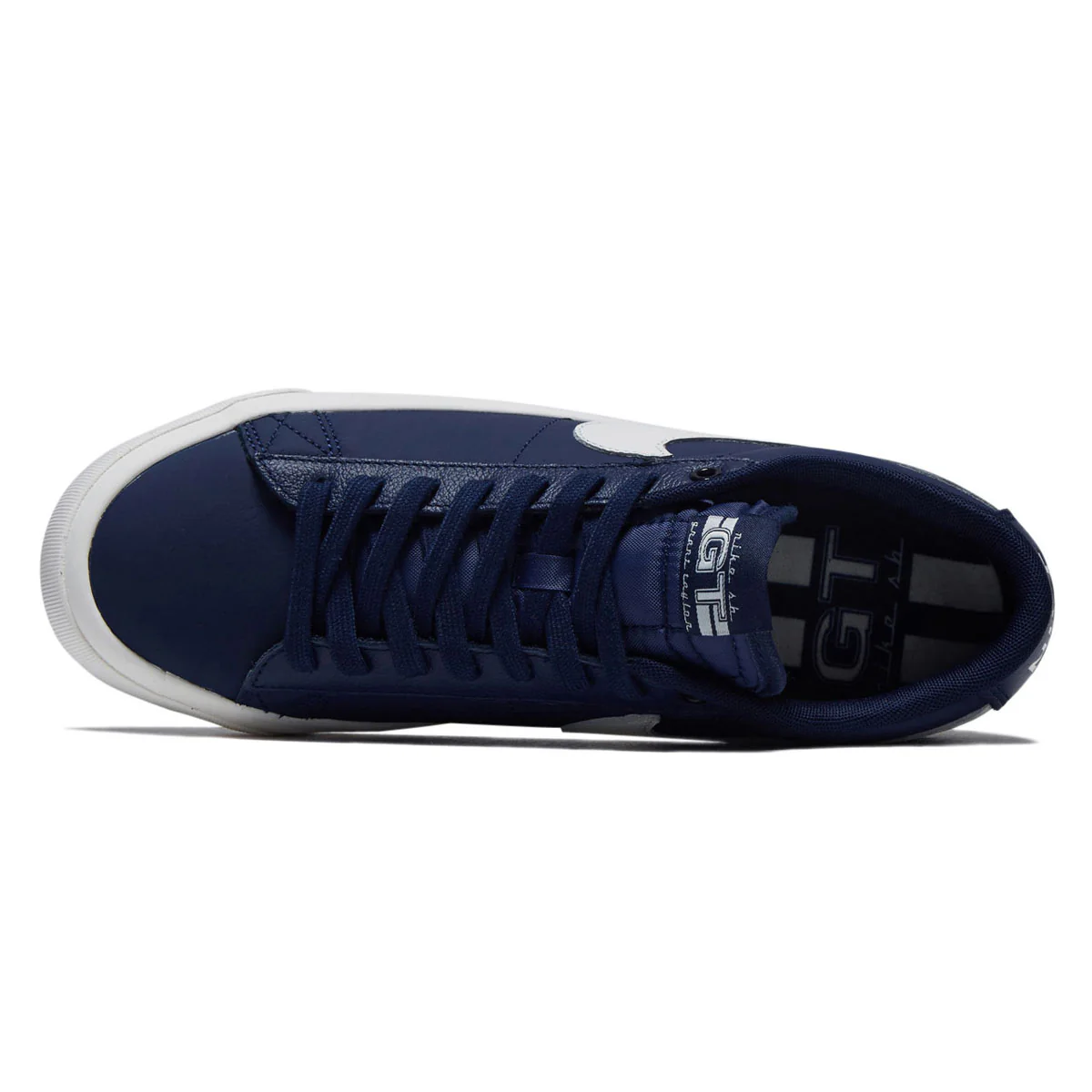 Nike SB Blazer Low Pro GT Shoes - Blue Void/Sail/Blue Void - Image 3