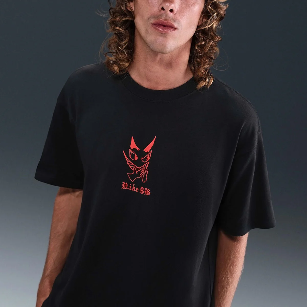 Nike SB Charcoal Dunk T-Shirt - Black - Image 2