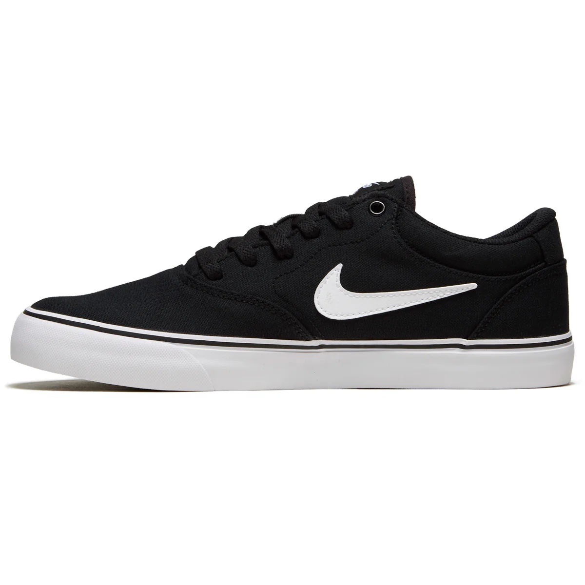 Nike SB Chron 2 Canvas Shoes - Black/White/Black - Image 2