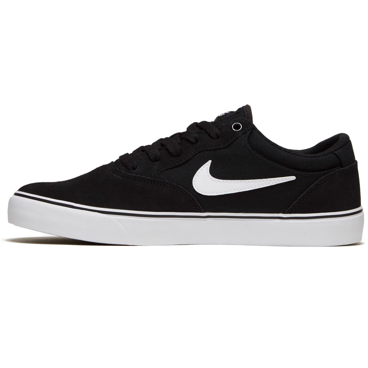 Nike SB Chron 2 Shoes - Black/White/Black - Image 2