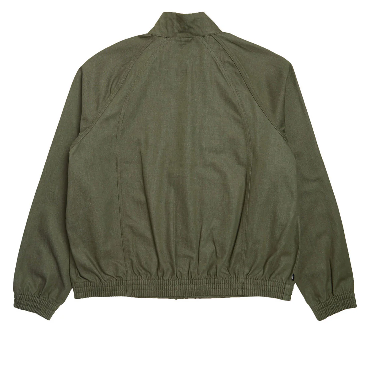 Nike SB Denim Zip Up Track Jacket - Medium Olive/White - Image 5