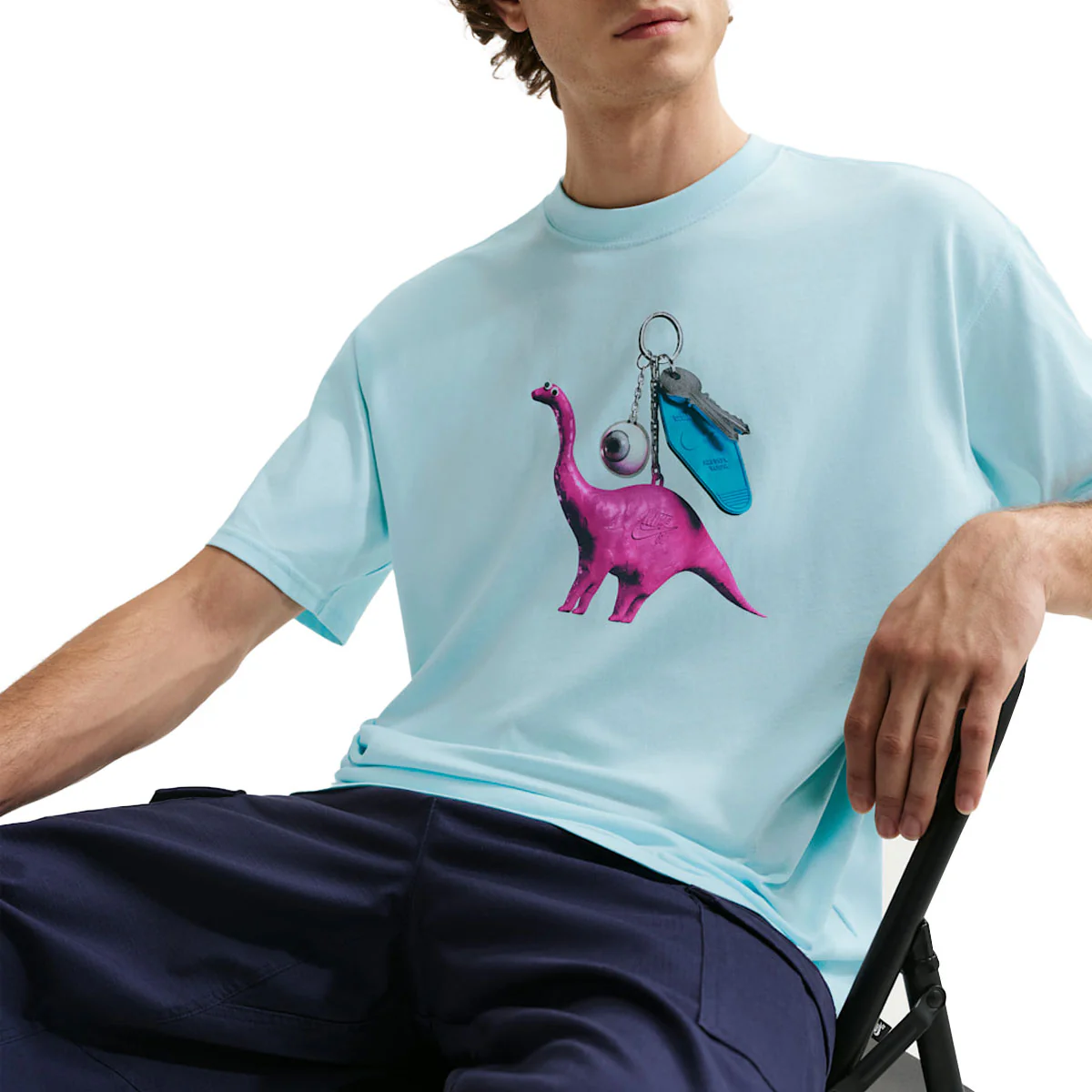 Nike SB Dino Keychain T-Shirt - Glacier Blue - Image 3