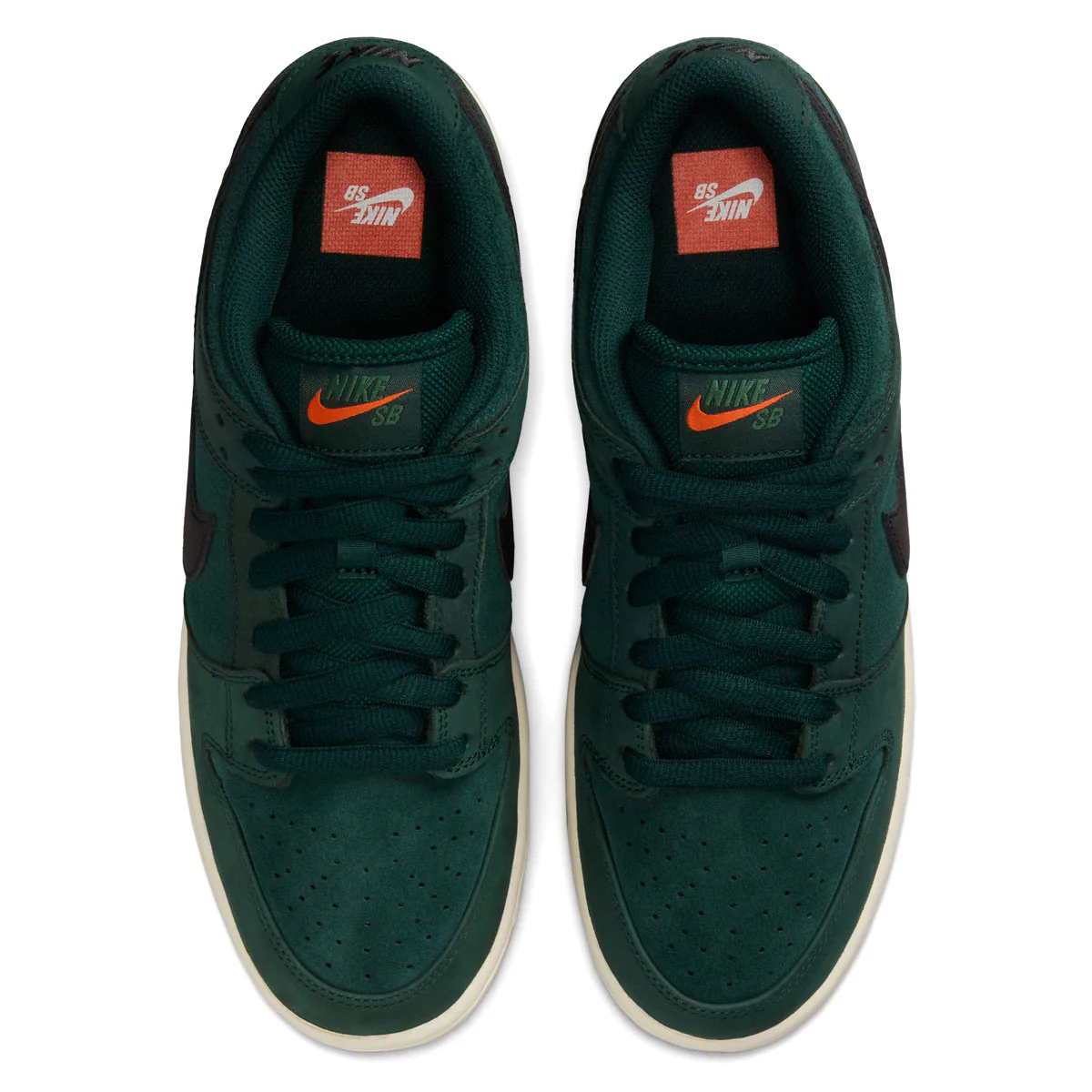 Nike SB Dunk Low Pro Shoes - Deep Fir/Black/Fir/Sail - Image 3