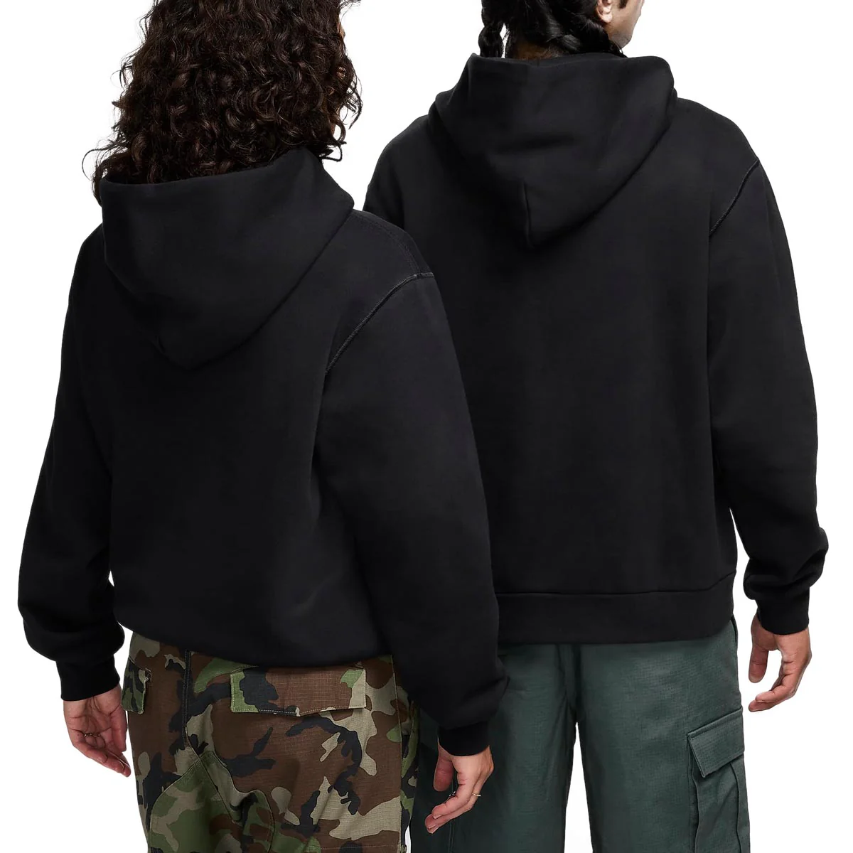 Nike SB Essentials Logo Pullover Hoodie - Black/White - Image 3