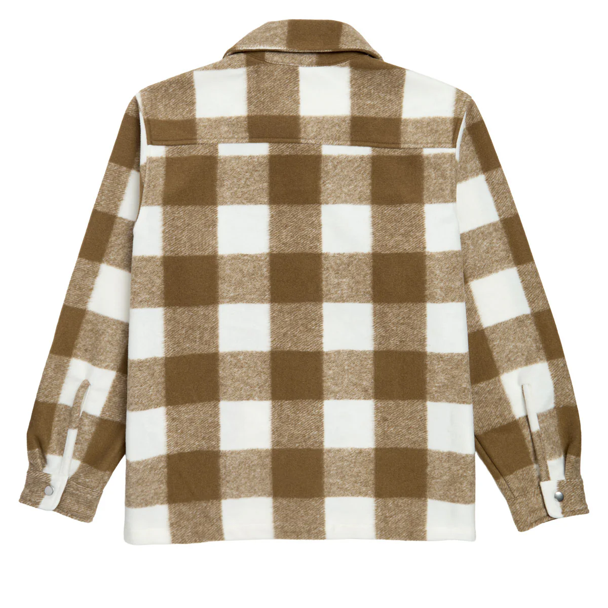 Nike SB Essentials Shacket Jacket - Sail/Mosswoood Brown/White - Image 5