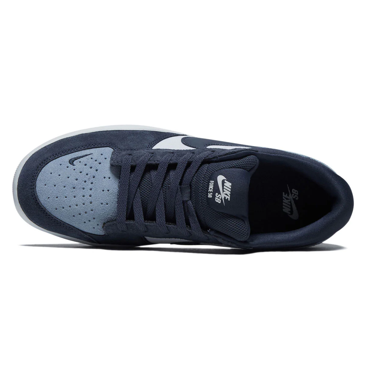 Nike SB Force 58 Shoes - Light Armory Blue/Thunder Blue/Photon Dust - Image 3