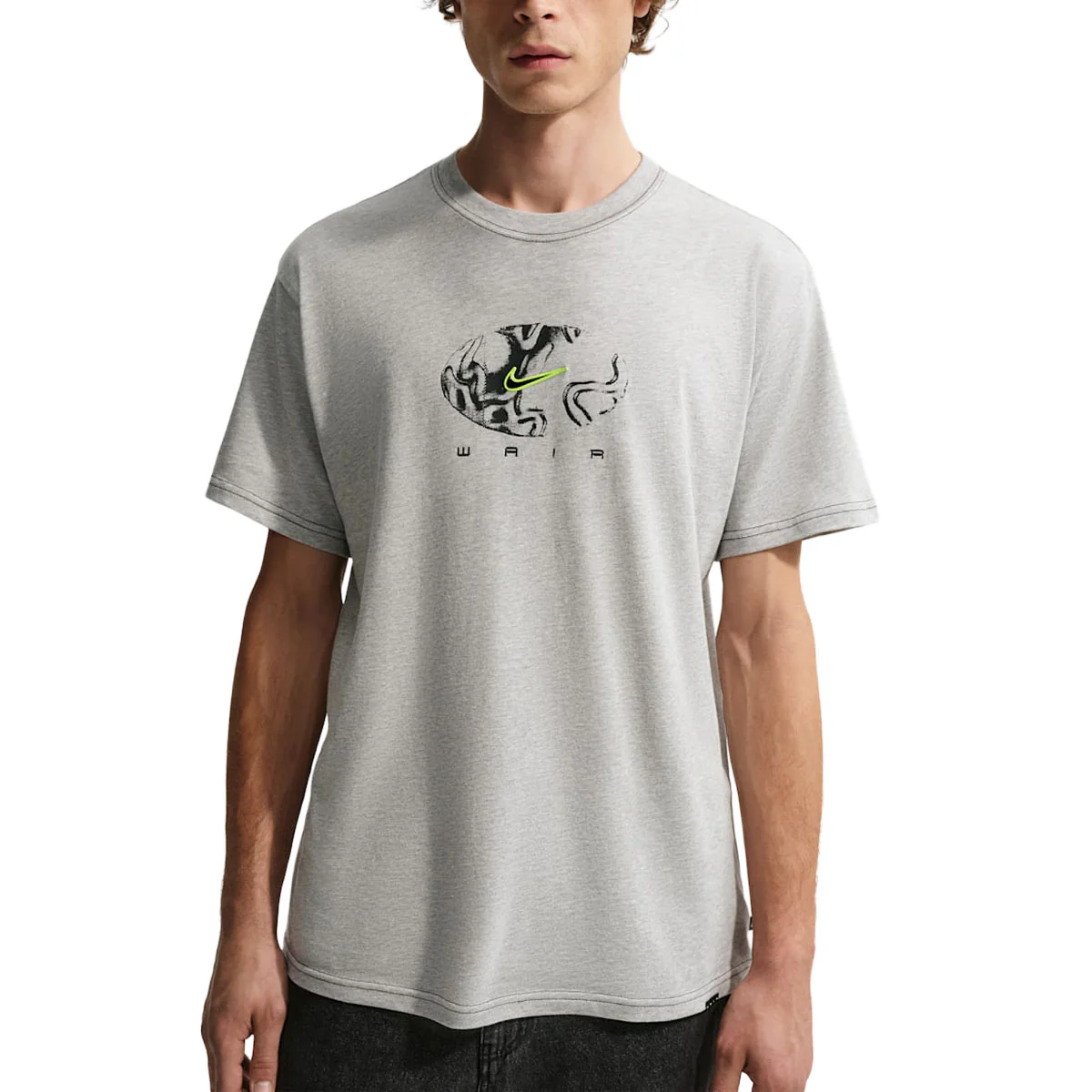 Nike SB Ishod T-Shirt - Grey Heather - Image 2