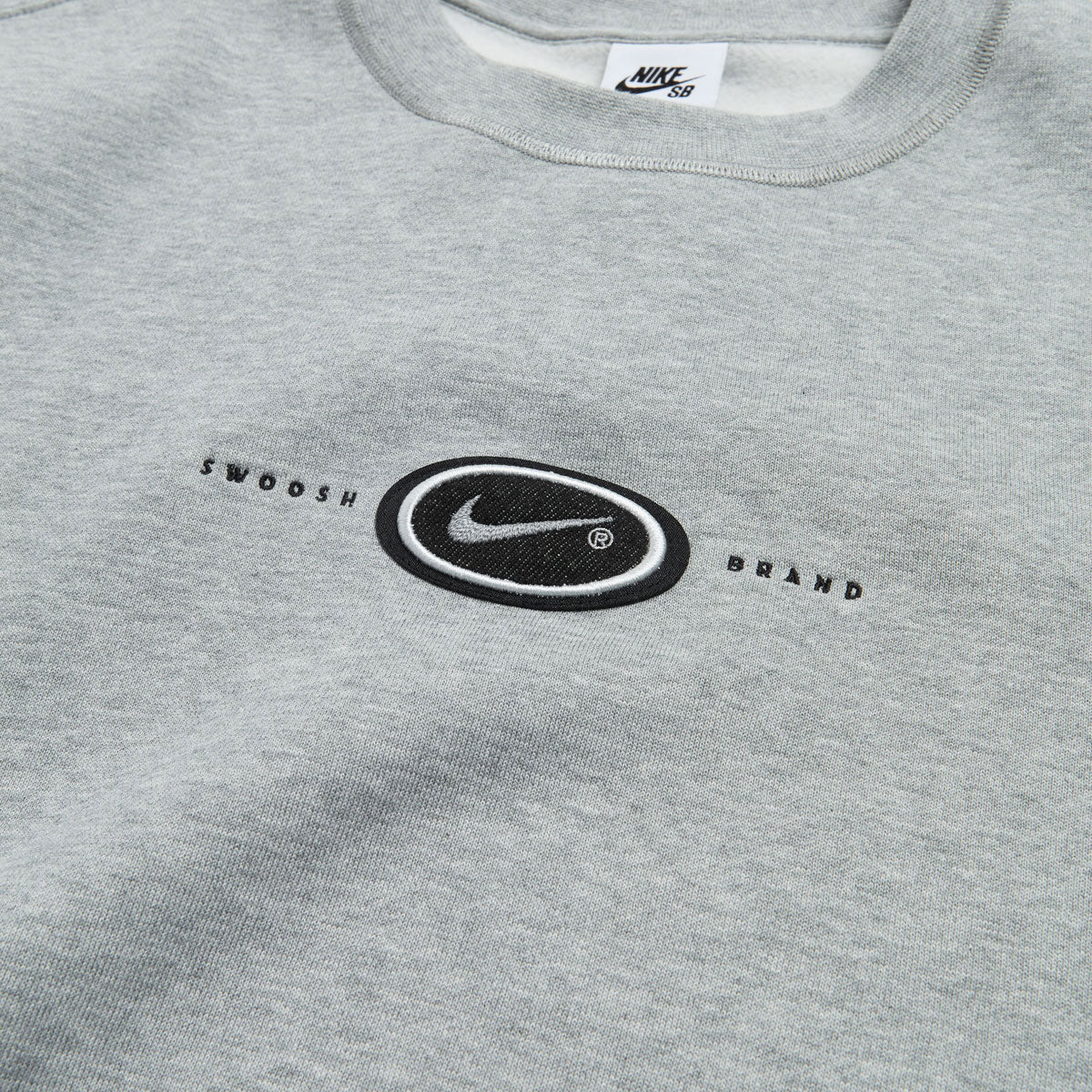 Nike SB Koston Fleece Sweatshirt - Dark Grey Heather - Image 6