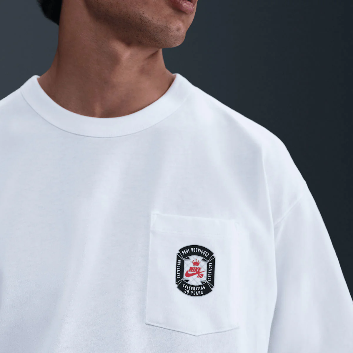 Nike SB M90 P-Rod Pocket T-Shirt - White - Image 5