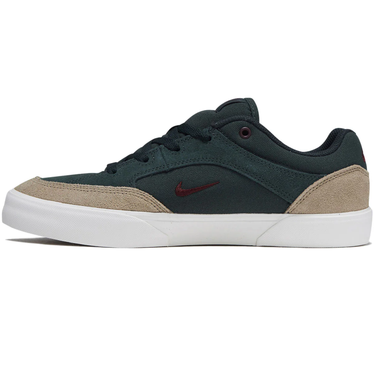 Nike SB Malor Shoes - Seaweed/Burgundy Crush/Khaki/Phantom - Image 2